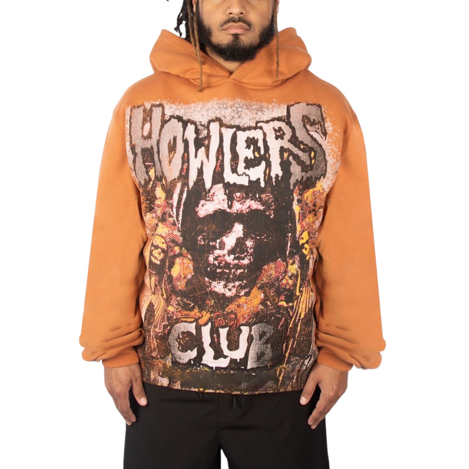 Howler Ghoul Tour Brunt Orange Hoodie