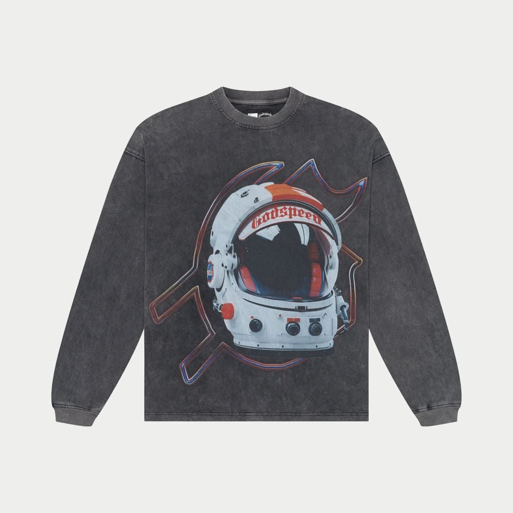 Godspeed Lift Off LS T-Shirt (Grey)