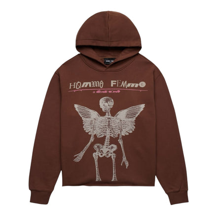 Homme Femme Circle Of Life Hoodie (Brown)